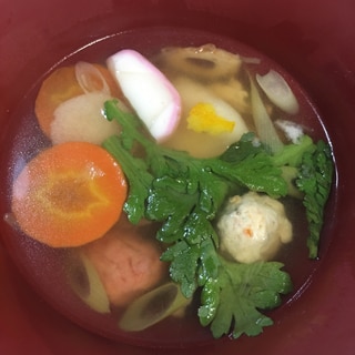 昆布茶、鶏だし⭐我が家のお雑煮